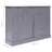 Aparador Com 10 Gavetas 113x30x79 Cm Madeira Cinzento