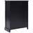 Aparador Com 10 Gavetas 113x30x79 Cm Madeira Preto