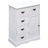Aparador Com 10 Gavetas 113x30x79 Cm Madeira Branco