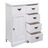 Aparador Com 10 Gavetas 113x30x79 Cm Madeira Branco