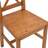 Conjunto 7 Pcs de Jantar em Madeira de Pinho Castanho Mel