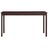 Mesa de Jantar 140x70x73 Cm Madeira de Pinho Castanho-escuro