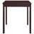 Mesa de Jantar 140x70x73 Cm Madeira de Pinho Castanho-escuro
