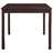Mesa de Jantar 180x90x73 Cm Madeira de Pinho Castanho-escuro