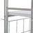 Conjunto 3 Pcs Jantar Dobrável Com Prateleira Mdf e Aço Branco
