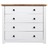 Móvel Lateral 80x40x73 Cm Pinho Panama Branco