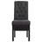 Cadeiras de Jantar 4 Pcs Tecido Cinzento-escuro