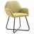 Cadeiras de Jantar 4 Pcs Tecido Verde