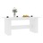 Mesa De Jantar 180x90x76 Cm Contraplacado Branco
