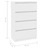 Aparador 70x40x97 Cm Contraplacado Branco