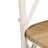 Cadeiras Costas Em Cruz 6 Pcs Madeira Mangueira Maciça Branco