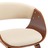 Cadeiras Jantar 2 Pcs Madeira Curvada e Couro Artificial Creme