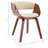 Cadeiras Jantar 2 Pcs Madeira Curvada e Couro Artificial Creme
