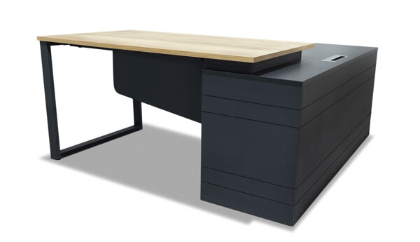 Secretaria Executiva 1600x800x750mm com Armário Rabat Riva